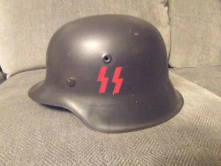Vtg German Army Helmet W/ Liner
