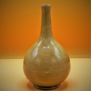14th Century Rare Yuan Dynasty Chinese Antique Crackle Glaze Bottle Vase