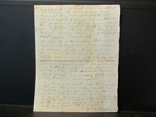 1865 14th Pennsylvania Cavalry soldier prisoner of war diary letter 3
