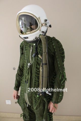 Spacesuit Flight Helmet Airtight Astronaut Pilot Helmet,  Flying Suit 1 Xxl