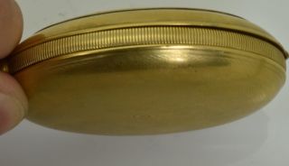 Rare antique Ottoman Pasha award 18k Gold plated silver watch.  Tughra case&dial 8