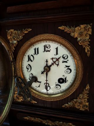 Gustav Becker Table or Mantle Clock 7