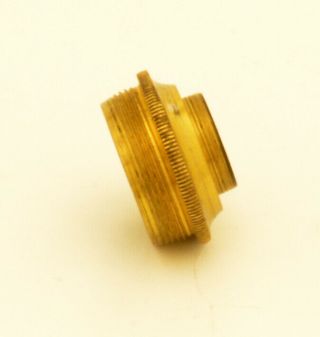 c.  19th Ross - RMS brass microscope objective thread adapter 2