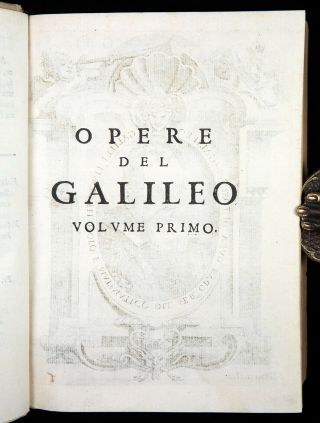 1655 - 6 GALILEO Opere PHYSICS Math MECHANICS Water COMPUTATION INSTRUMENT rare 2