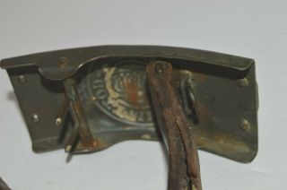 Antique WWI German Prussian Leather Belt & Buckle Gott Mit Uns God With Us 8