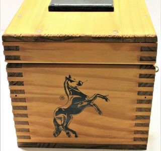 COLT WOOD BOX,  VINTAGE,  RARE,  COLT TOOL BOX,  Rampant Colt,  1911, 5