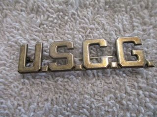 Rare Ww2 Uscg Steward Pin By Vanguard Silver - Us Coast Guard - Pb