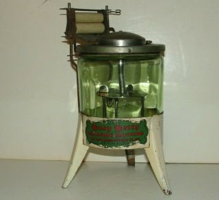 1930s Busy Betty Green Depression Glass Toy Washing Machine No.  354