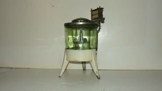 1930s Busy Betty Green Depression Glass Toy Washing Machine No.  354 3