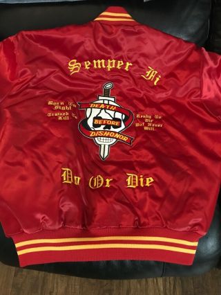 Marine Corps Jackets And Flag Semper Fi Do Or Die Mess W/best Die Like The Rest