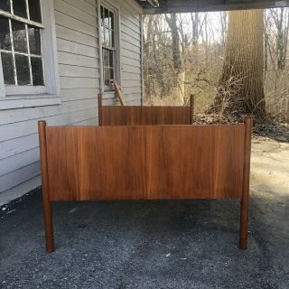 Vintage Scandinavian Teak Twin Bed by Westnofa - Mid Century Modern 3