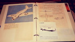 WW2 1942 AIRCRAFT IDENTIFICATION BOOK for ARMY AIR FORCE WARNING SERVICE CORP 4