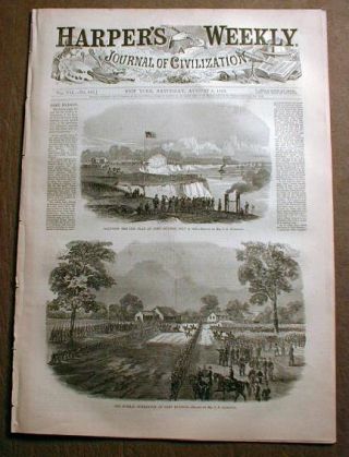 Complete 1861 - 1865 Illustrated Civil War Newspaper Harper 