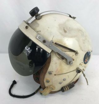 Vintage Us Air Force P - 4a Pilots Flight Helmet