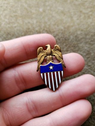 Wwii Us Army Aide De Camp Aide To Brigadier General Officer Collar Pin