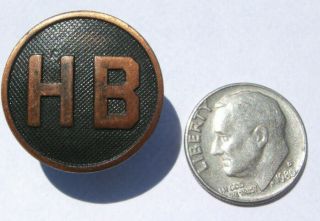 WW1 Strange Collar Disk - HB Small Shirt Size - US Army - SB 2