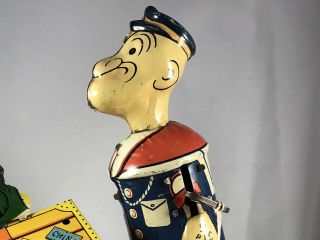 1930’s Popeye Tin Windup Toy - Popeye Express 3