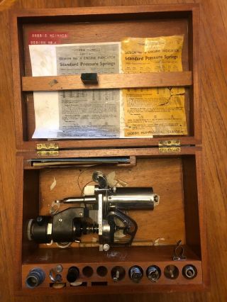 Steam Engine Indicator Dobbie - McInness 1917 perfect order USA research project 3
