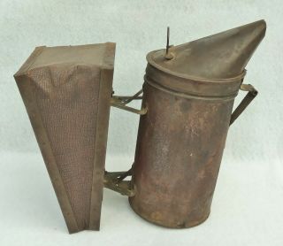 Antique/vtg Dadant Solid Copper Beekeeper Bee Smoker Collectible Tool 5495