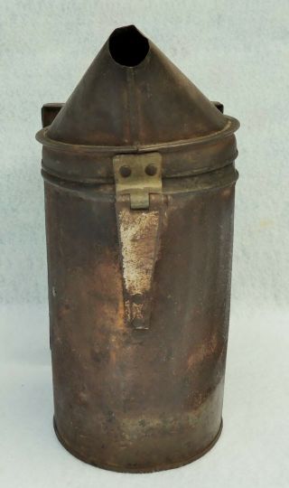 Antique/Vtg Dadant Solid Copper Beekeeper Bee Smoker Collectible Tool 5495 5