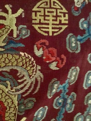Embroidered Chinese Qing Dynasty Robe, 3
