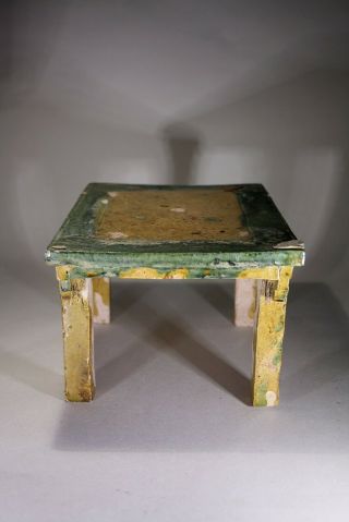 Antique Chinese Funerary Offerings Table & Two Chairs 3