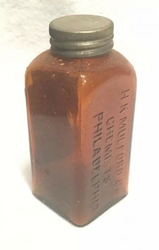 Antique Chlorodyne No.  1 Morphine Cannabis Indica Apothecary Pharmacy Bottle Rare 5