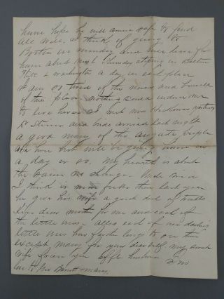 1865 Civil War Letters Confederate Soldier Mead Lee Young Fredericksburg 1875 9