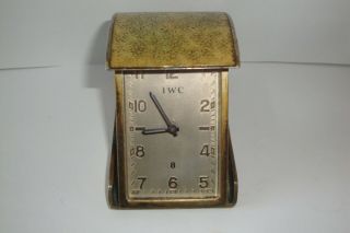 Rare Antique Shagreen Folding Cased Travel Clock