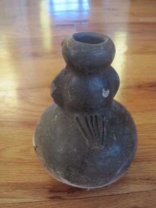 Clay ? Owl Pottery Water Jug ? Hole on Top Old Asian Chinese ? 3