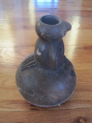 Clay ? Owl Pottery Water Jug ? Hole on Top Old Asian Chinese ? 4