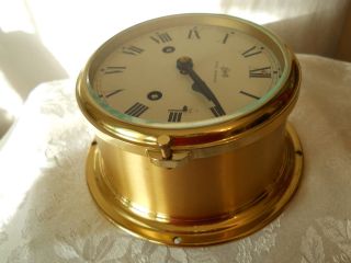 Schatz Royal Mariner Brass Wall Clock 5