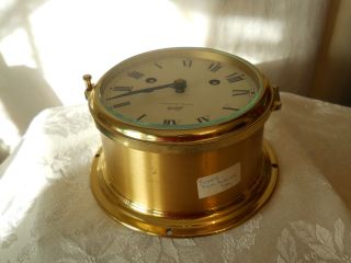 Schatz Royal Mariner Brass Wall Clock 6