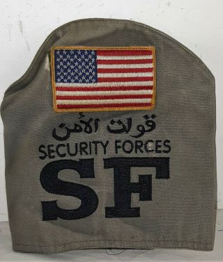 Afghanistan Or Desert Storm Us Security Forces Arm Band Brassard Arabic Writing