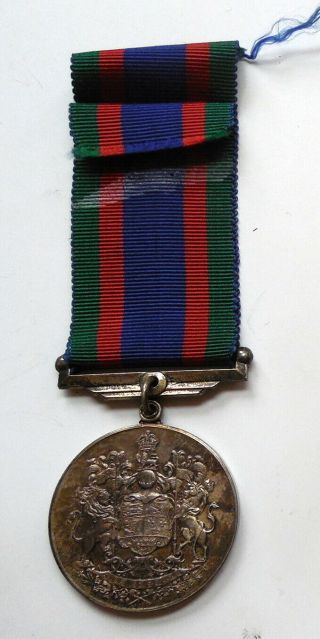 World War Ii Canadian Silver Issue Canadian Voluntary Service Medal With Ribbon