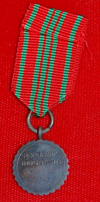 Indonesia - Miniature Medal For The Campaign In Atijeh North Java 1953