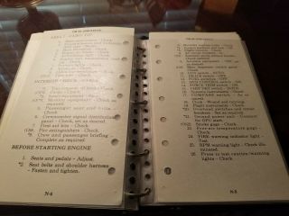 Flight Crew Check Lists UH - 1D /H and EH - 1H helicopter pilot binder 1979 5
