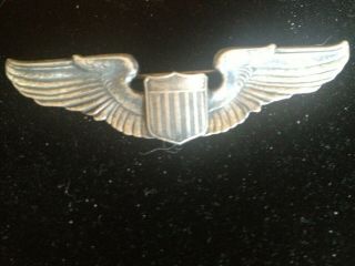 WW11 Sterling Air Force Wing Pin 3.  25 