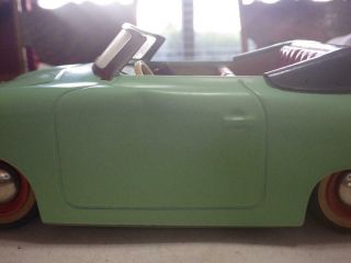 Distler Electromatic (Germany) Light Green Porsche 356 Cabrio Tin/Electric 1:15 5