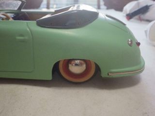 Distler Electromatic (Germany) Light Green Porsche 356 Cabrio Tin/Electric 1:15 6