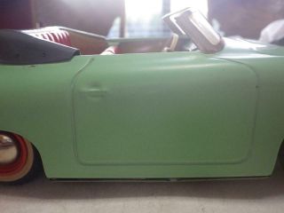 Distler Electromatic (Germany) Light Green Porsche 356 Cabrio Tin/Electric 1:15 9