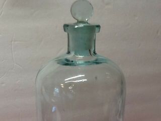 Antique J.  T.  Baker Chemical Co.  aqua Apothecary Bottle /Jar 2