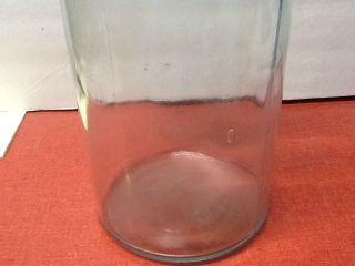 Antique J.  T.  Baker Chemical Co.  aqua Apothecary Bottle /Jar 4