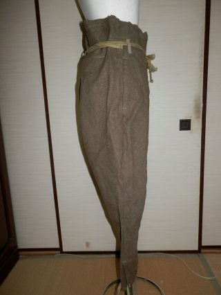WW2 Japanese Army 98 system battle pants.  1943.  Very Good 2 - 2 5