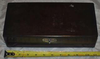 S.  S.  WHITE DENTAL MFG CO Vintage Dentist Dentistry Box,  Revelation Bur 9