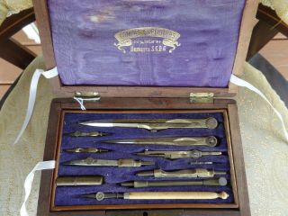 Anique Drafting Tools 19th Century