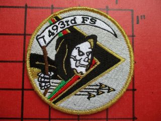 Air Force Squadron Patch Usafe 493 Fs Fighter Sq F - 15s Raf Lakenheath