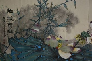 MAGNIFICENT LARGE CHINESE PAINTING SIGNED MASTER WEI DAOWU A6781 4