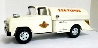 Rare 1950 ' s Tonka 3 Fire Truck Play Set.  BOX. 4