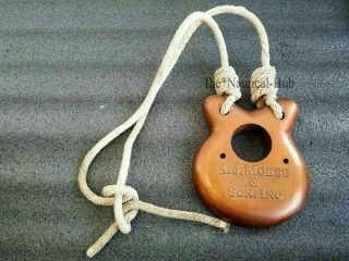 Antique Maritime Weight A.  J Morse Diving Divers Helmet Hanging Weight Vintage